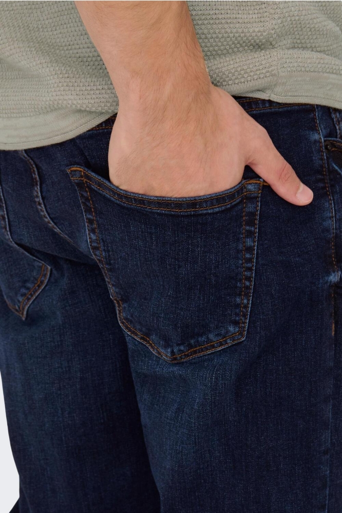 ONSWEFT REG.DK. BLUE 6752 DNM JEANS 22026752 DARK BLUE DENIM